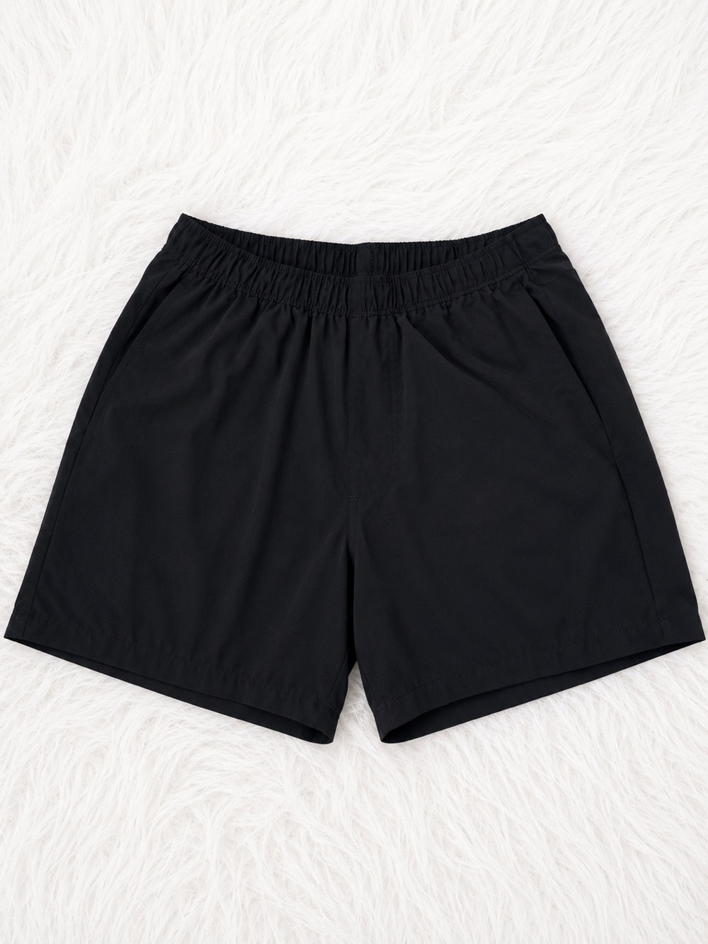 Hollister Epic Flex Shorts Men’s Medium Black Athletic Zip Pocket